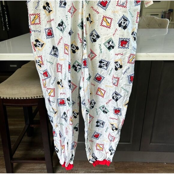 Disney Vintage Mickey Mouse Unlimited One Piece Sleepwear Pajamas Adult - Picture 11 of 14